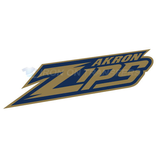 Akron Zips Logo T-shirts Iron On Transfers N3700